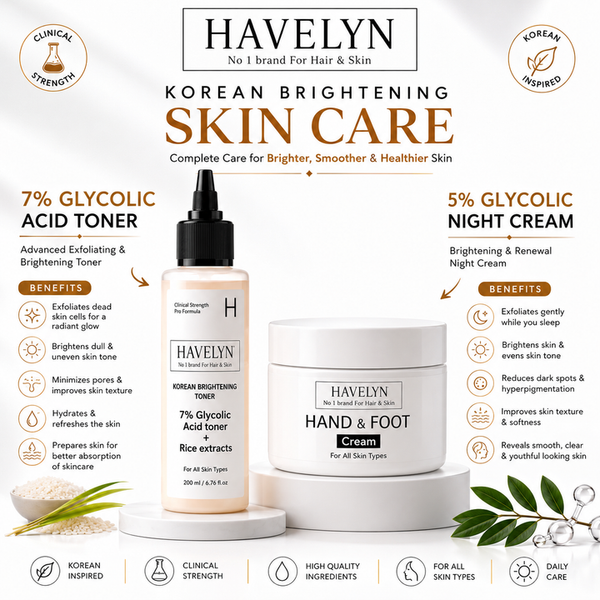Korean Brightening Bundle (toner+hand foot cream)