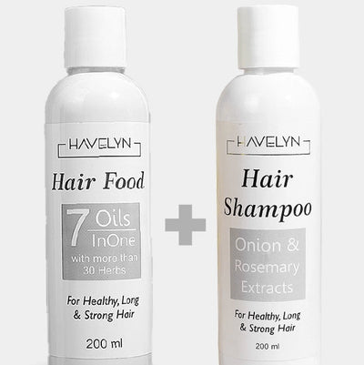 Hair oil + Shampoo